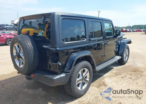 2022 Jeep Wrangler Unlimited Sahara 4X4 from USA, damaged, VIN 1C4HJXEN2NW241415